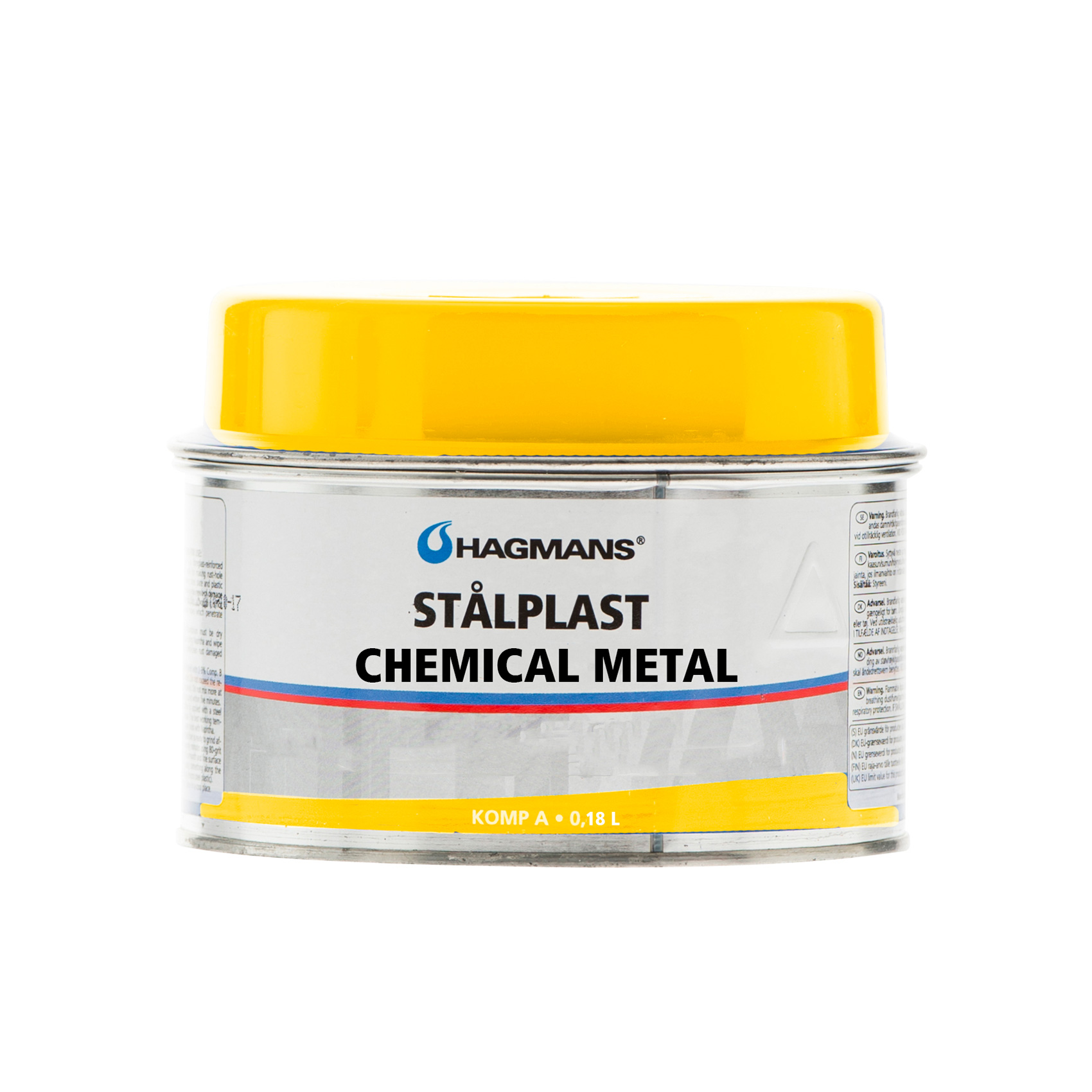 Spackel Hagmans Stålplast Chemical Metal