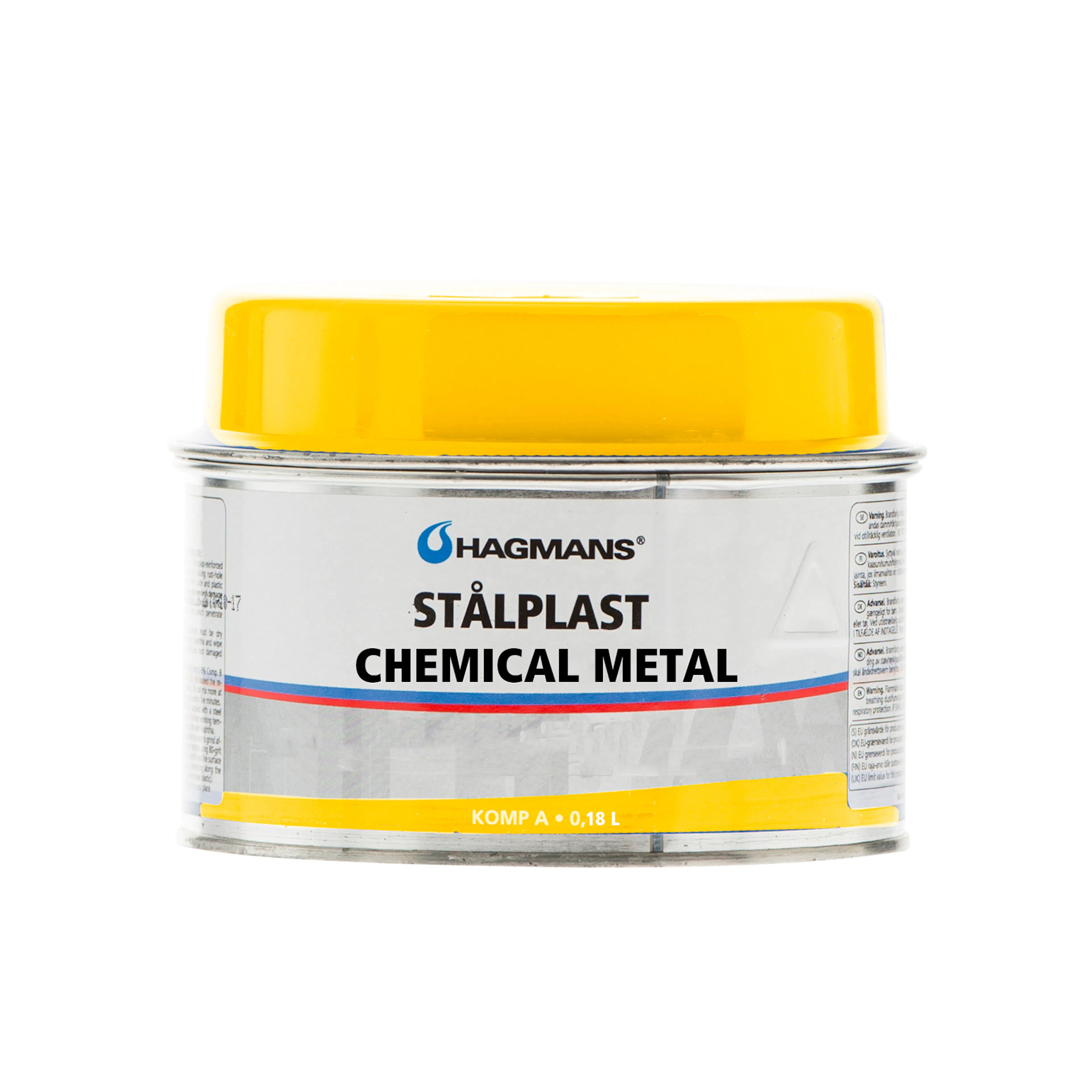 Spackel Hagmans Stålplast Chemical Metal