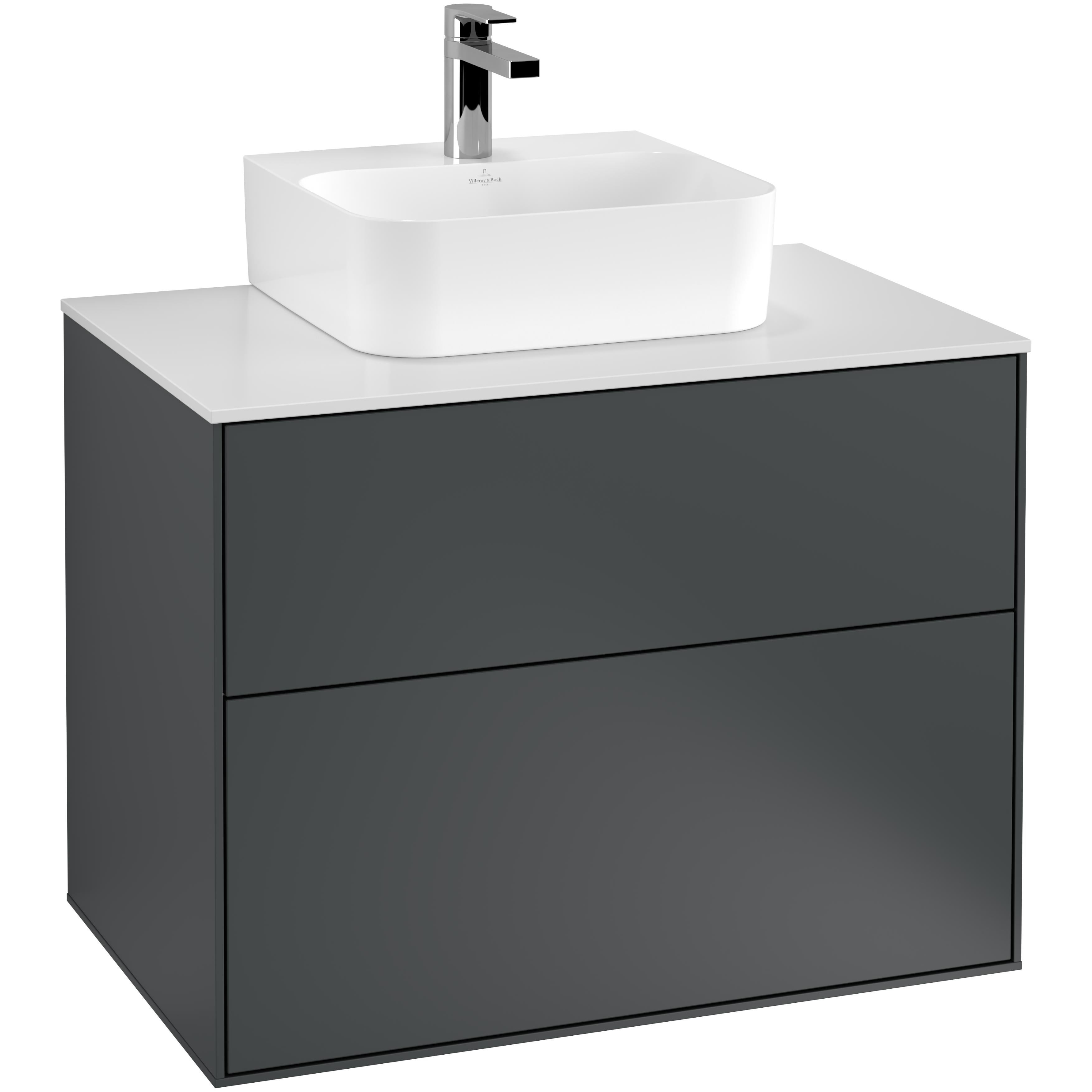 Tvättställsskåp Villeroy & Boch Finion med 2 Lådor och Bänkskiva för Kompakt Tvättställ