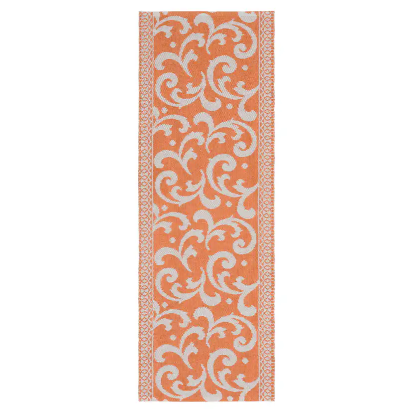 Barock Löpare Orange 120x33 Orange, 33x120 cm
