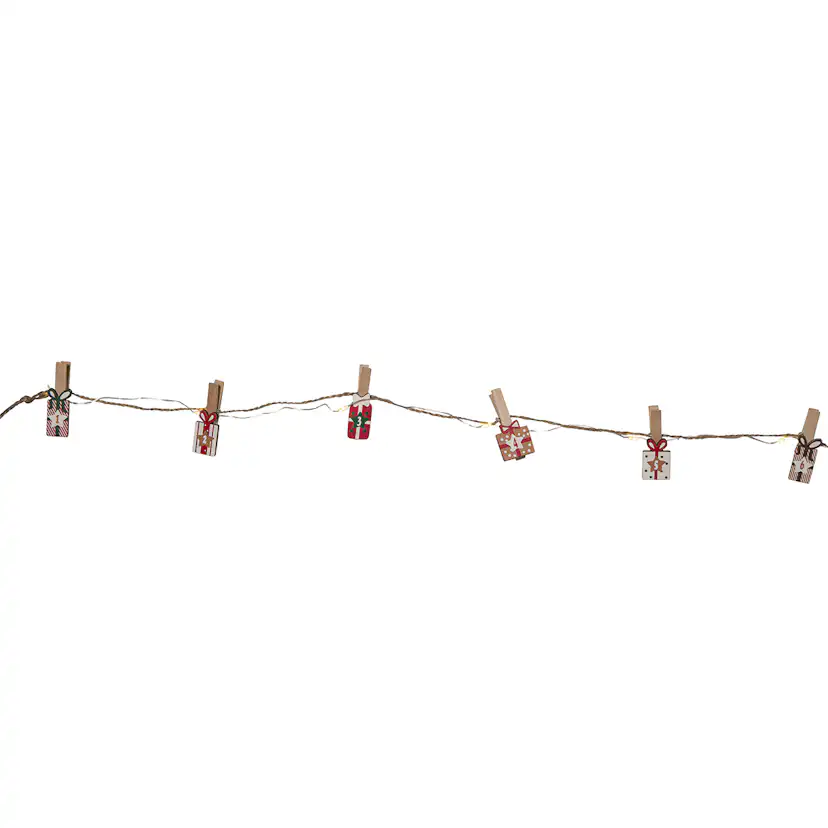 Ljusslinga Star Trading Clippy Advent LED Batteridriven