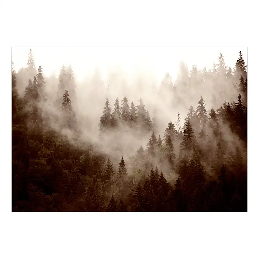 Fototapet Arkiio Mountain Forest (Sepia)