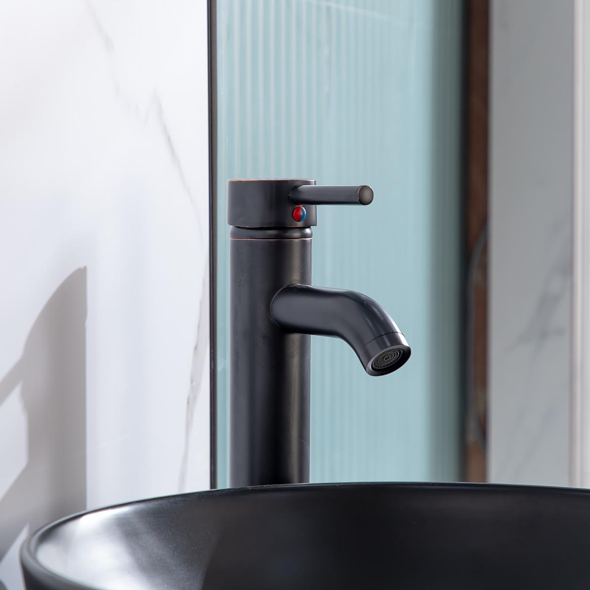 Washbasin Cabinet Bathlife FÖRTJUST 60 Brown oak Bredd: 600 mm