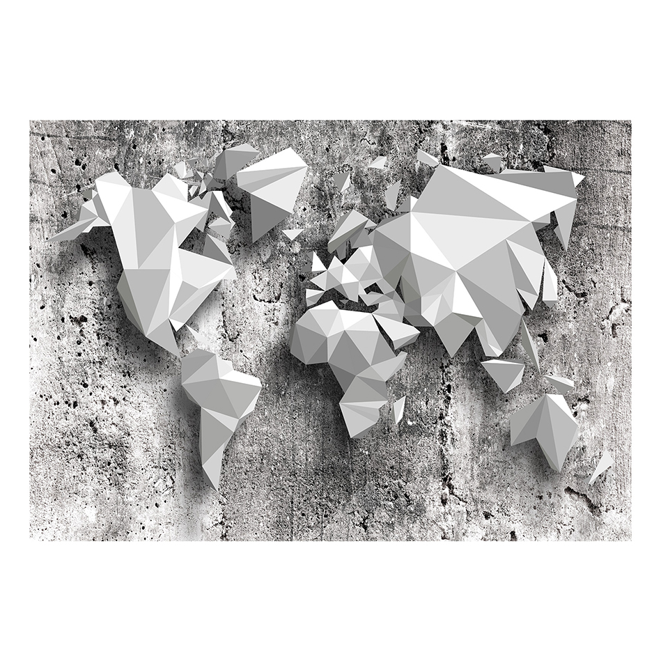 Fototapet Arkiio World Map: Origami