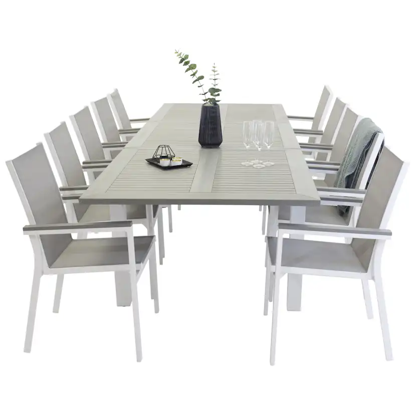 Matgrupp Venture Home Aleyna 224/324 med 10 Pincy Stolar