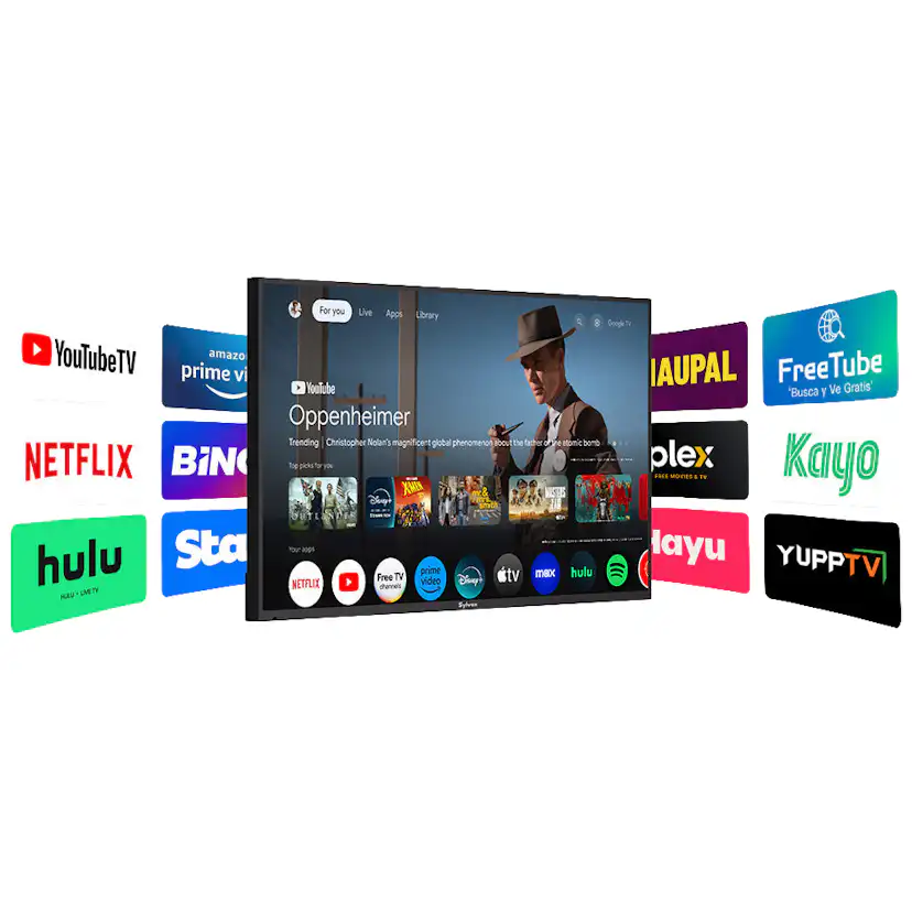 Utomhus TV Sylvox Cinema Pro 120Hz Helio QLED 65tum