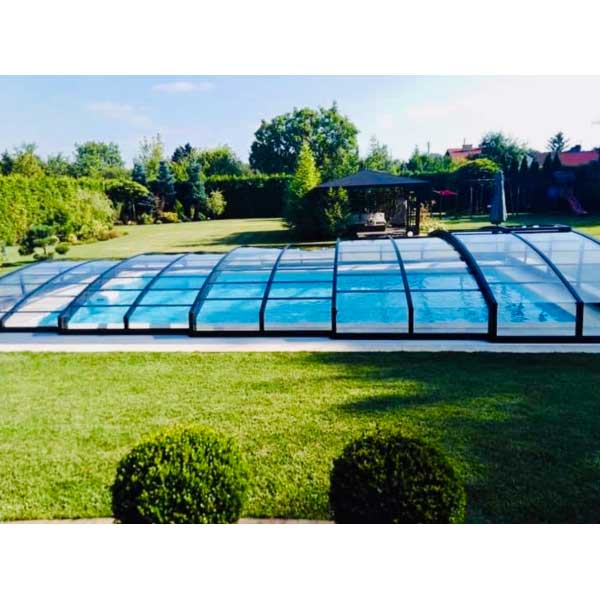 Pooltak Nordenspa Ålesund 3,50 x 6,47 Klarplast (Silver) Silver