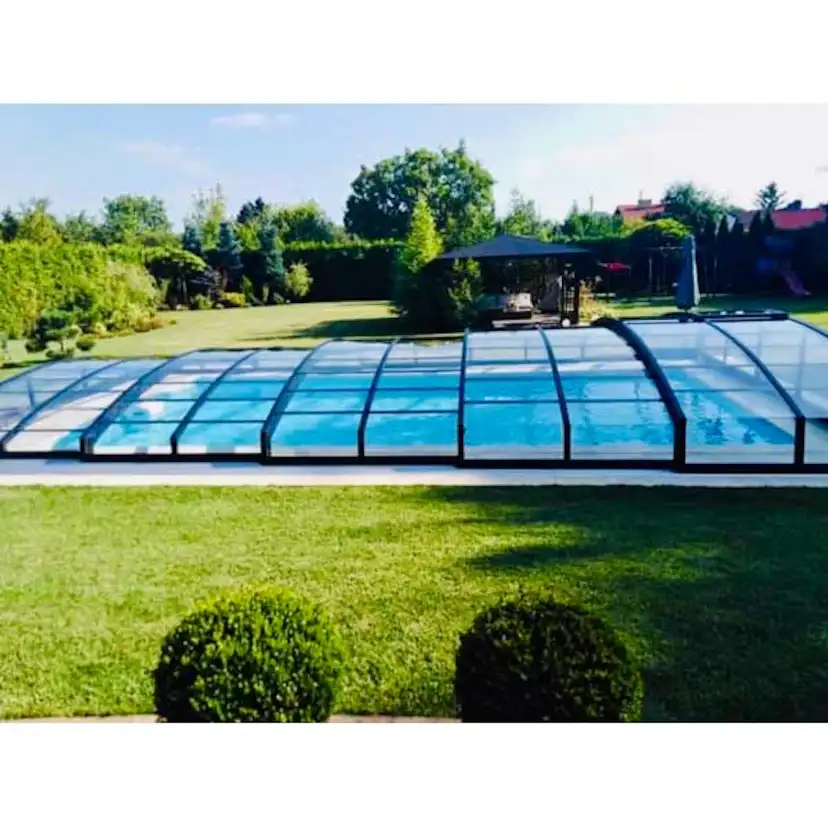 Pooltak Nordenspa Lowline 3,50 x 6,47 Klarplast