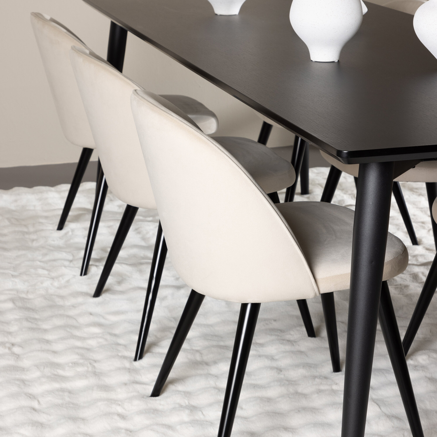Svart/Beige