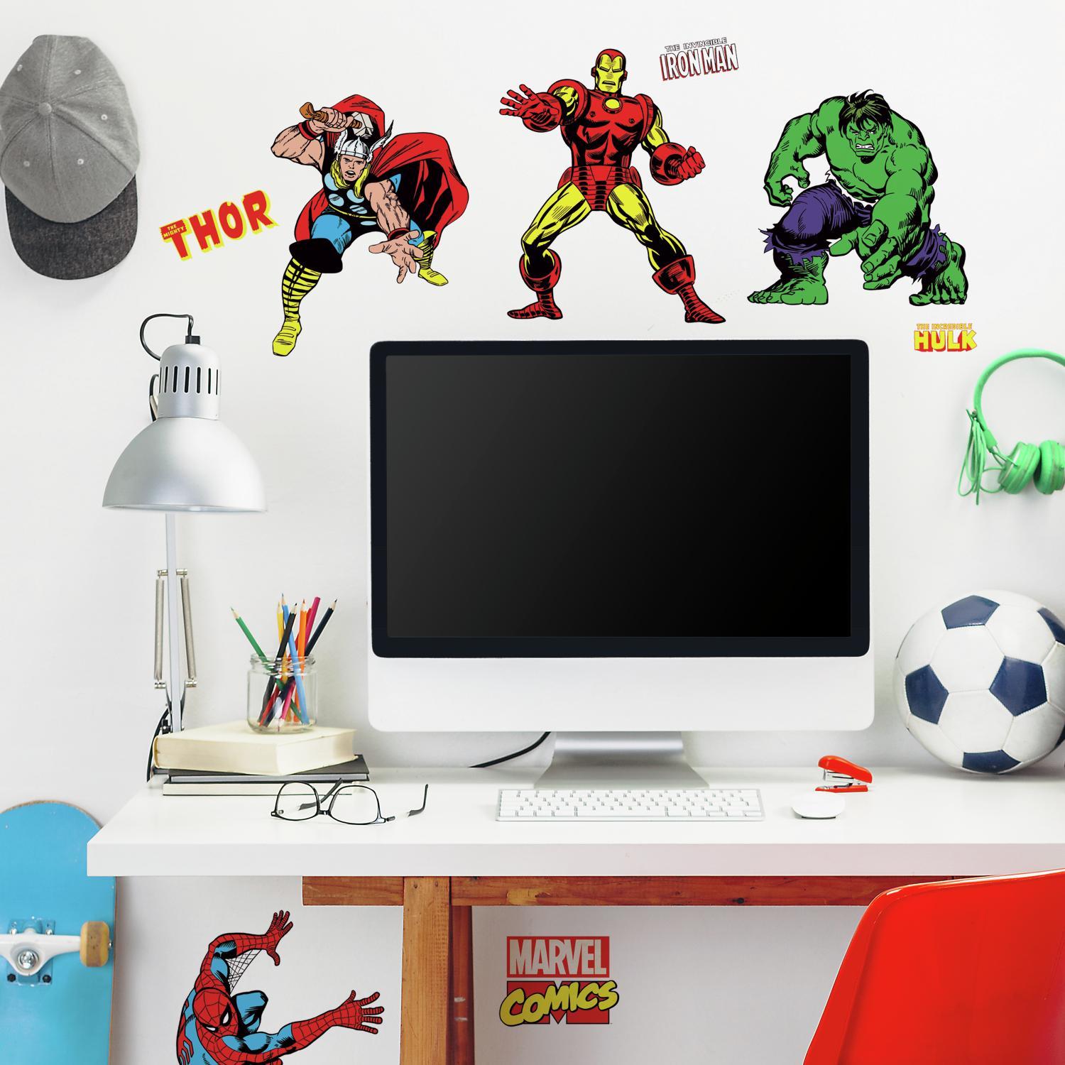 Väggdekor RoomMates Kids Marvel Superhjältar