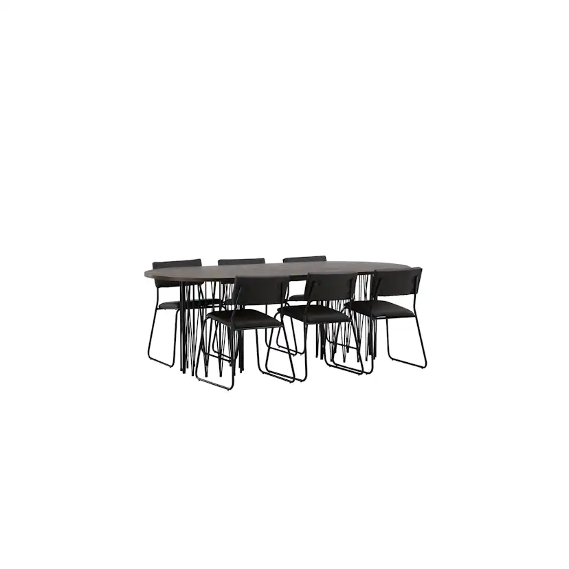 Matgrupp furniture/fashion Stone med 6 Kenth Stolar