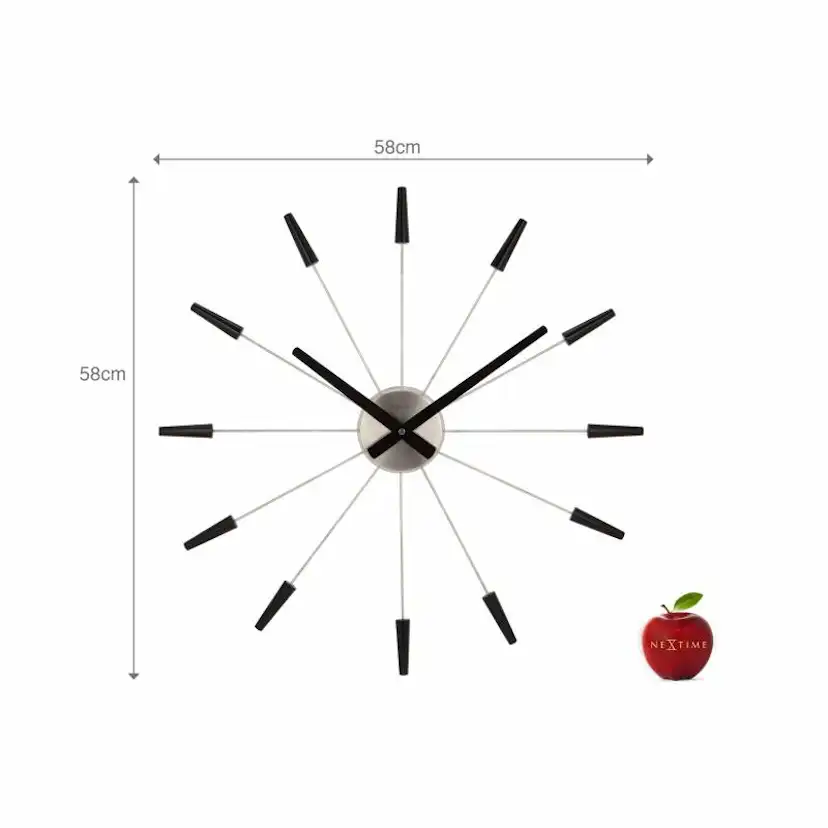 Väggklocka NeXtime Plug Inn 58