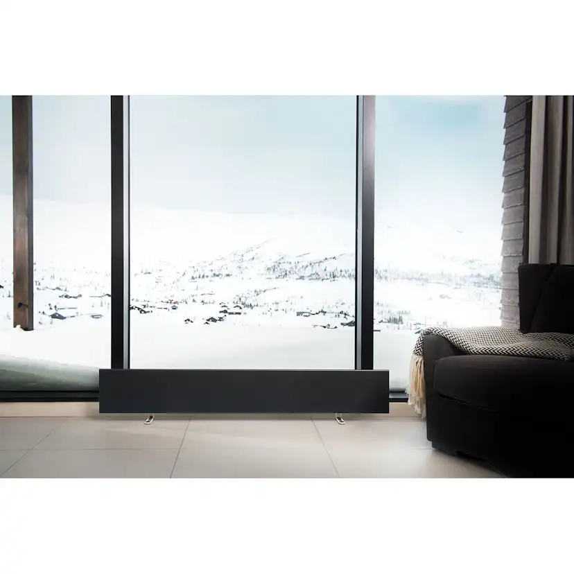 Elelement Adax Neo L KWT WiFi Svart Höjd 210mm Djup 87mm 230V Stickkontakt Effekt: 1000 W