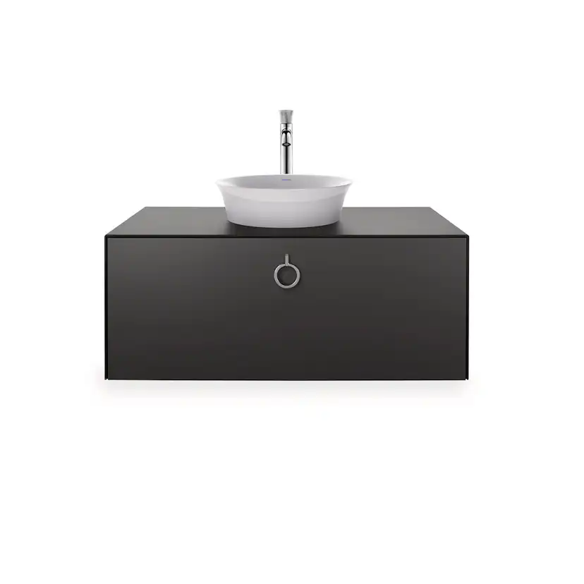 Tvättställ Duravit White Tulip för Placering på Bänkskiva Vit Högblank 430 mm