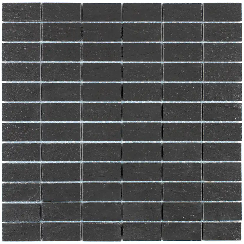 Klinkermosaik Arredo Ardesia Svart 2,3x4,8 cm