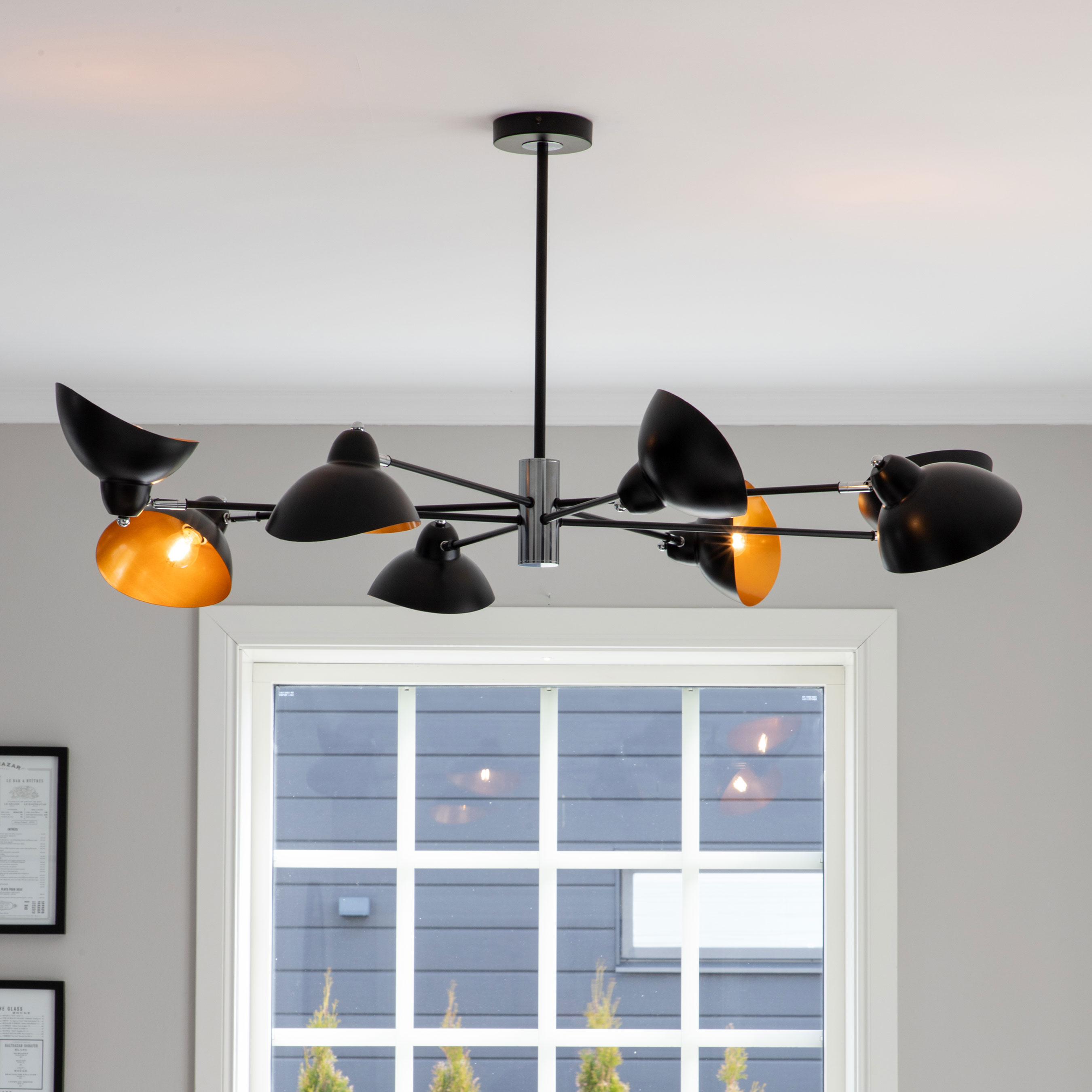 Taklampa Venture Home Emilio 8L