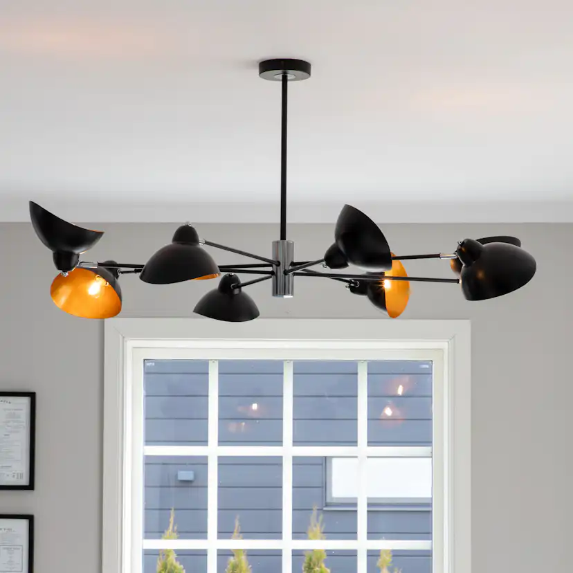 Taklampa Venture Home Emilio 8L