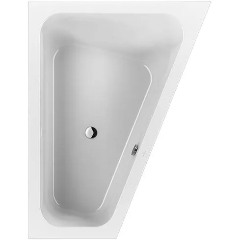 Badkar Villeroy & Boch Loop & Friends UBA175LFS9REV-01 Högermodell, Kantig insida