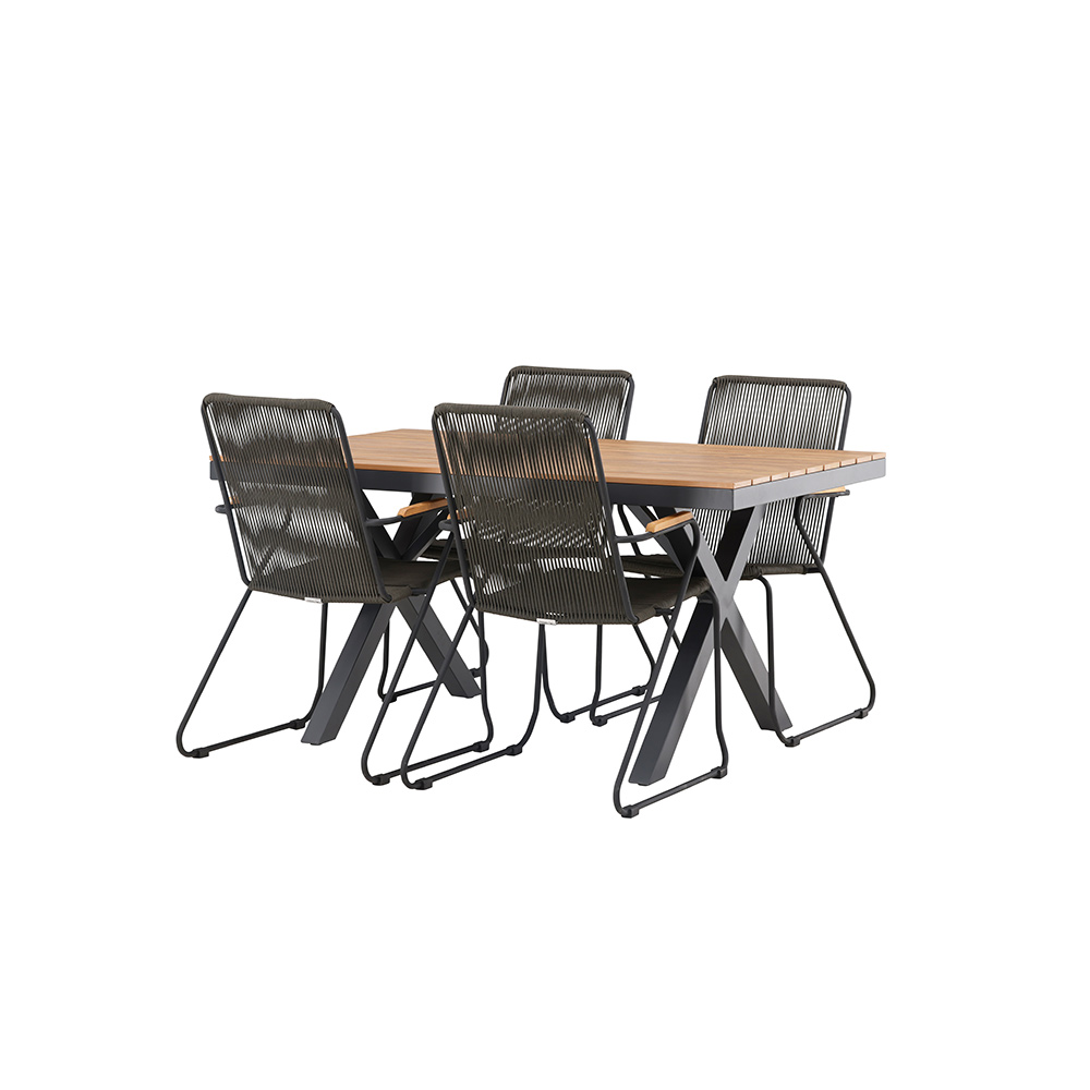 Matgrupp Venture Home Garcia Bord med 4 Bois Stolar