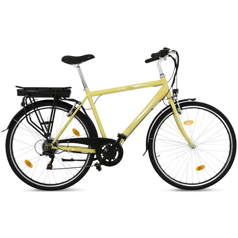 Elcykel Lyfco Herr 28" med Cykeldator Sandgul
