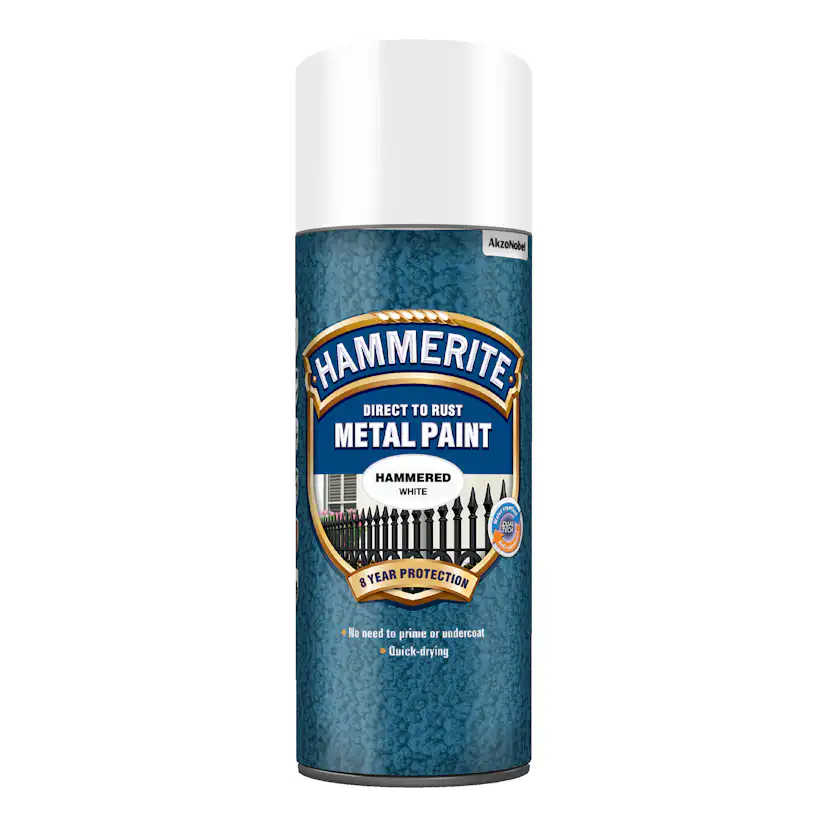 Rostskyddsfärg Hammerite Hammarlack Vit Spray 400ml