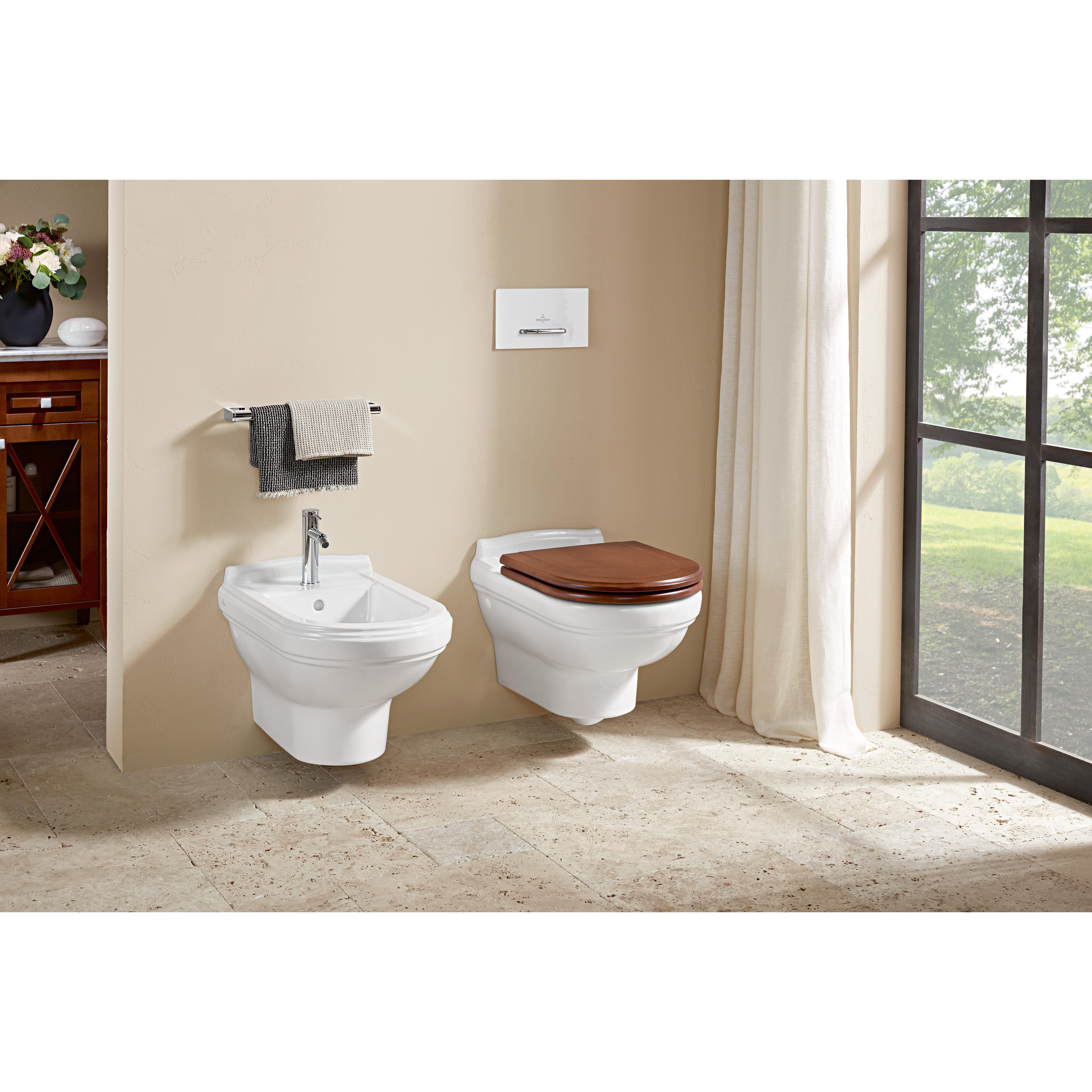 Spolknapp Villeroy & Boch ViConnect installationssystemen 92 Mattsvart