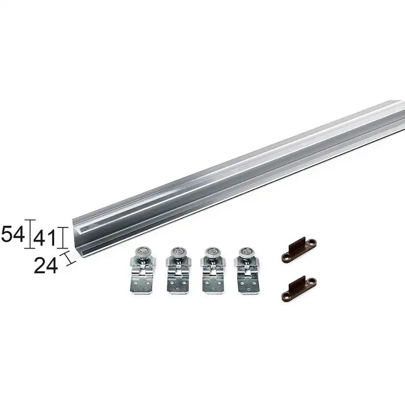 Skjutdörrsbeslag Habo K-30 Komplett