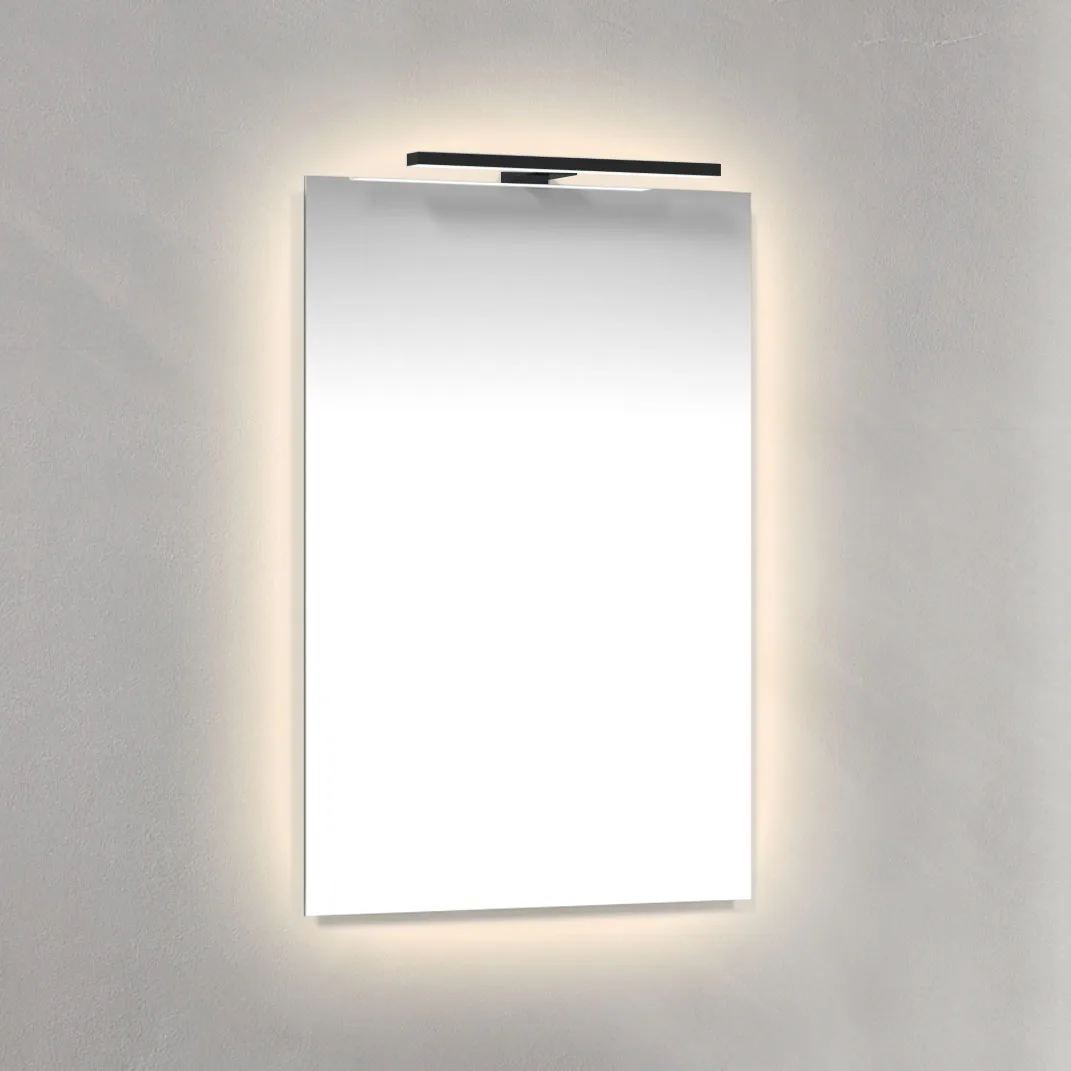 Spegel Macro Design Ambilight med Svart T-belysning