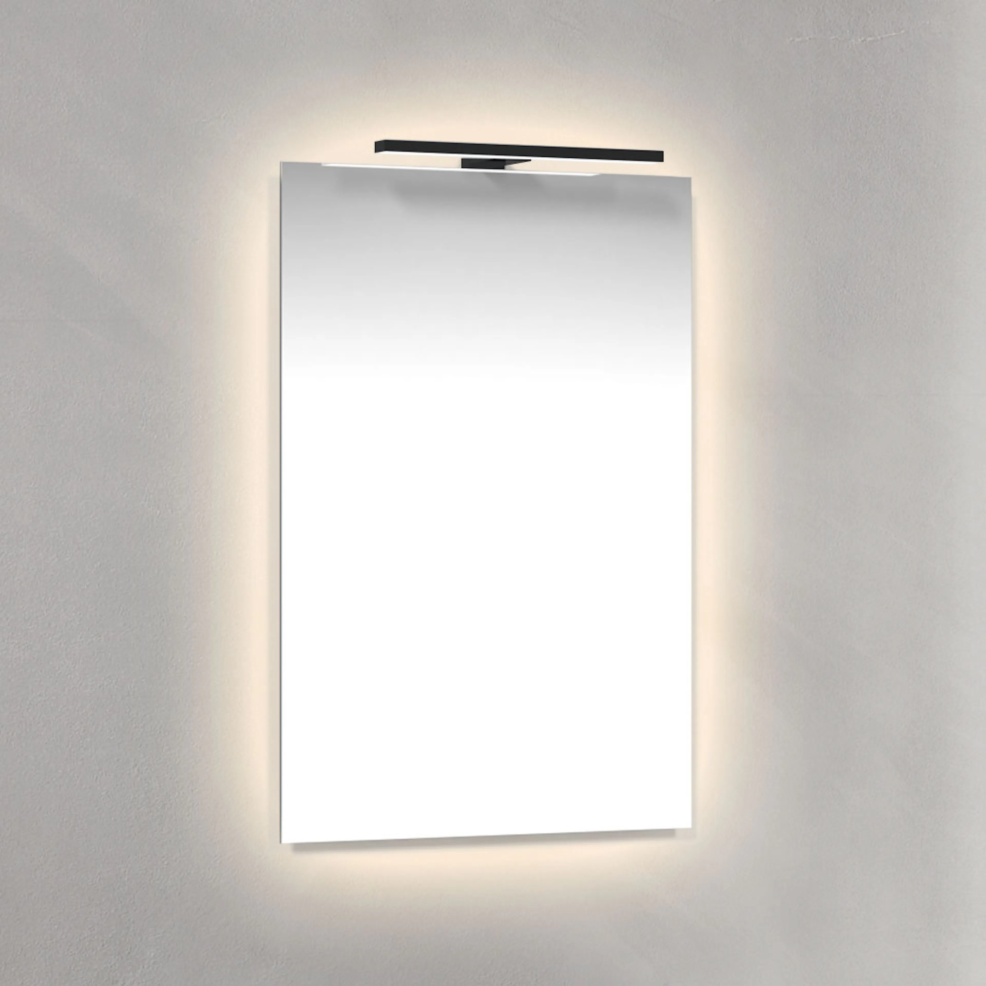 Spegel Macro Design Ambilight med Svart T-belysning