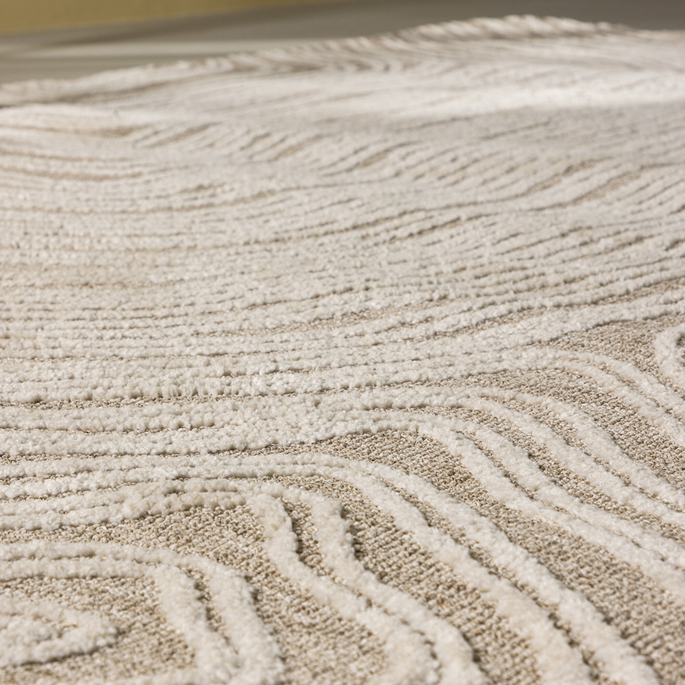 Melle Micropolyester - 395*295-  -Rectangular-Ivory Beige 295x395 cm