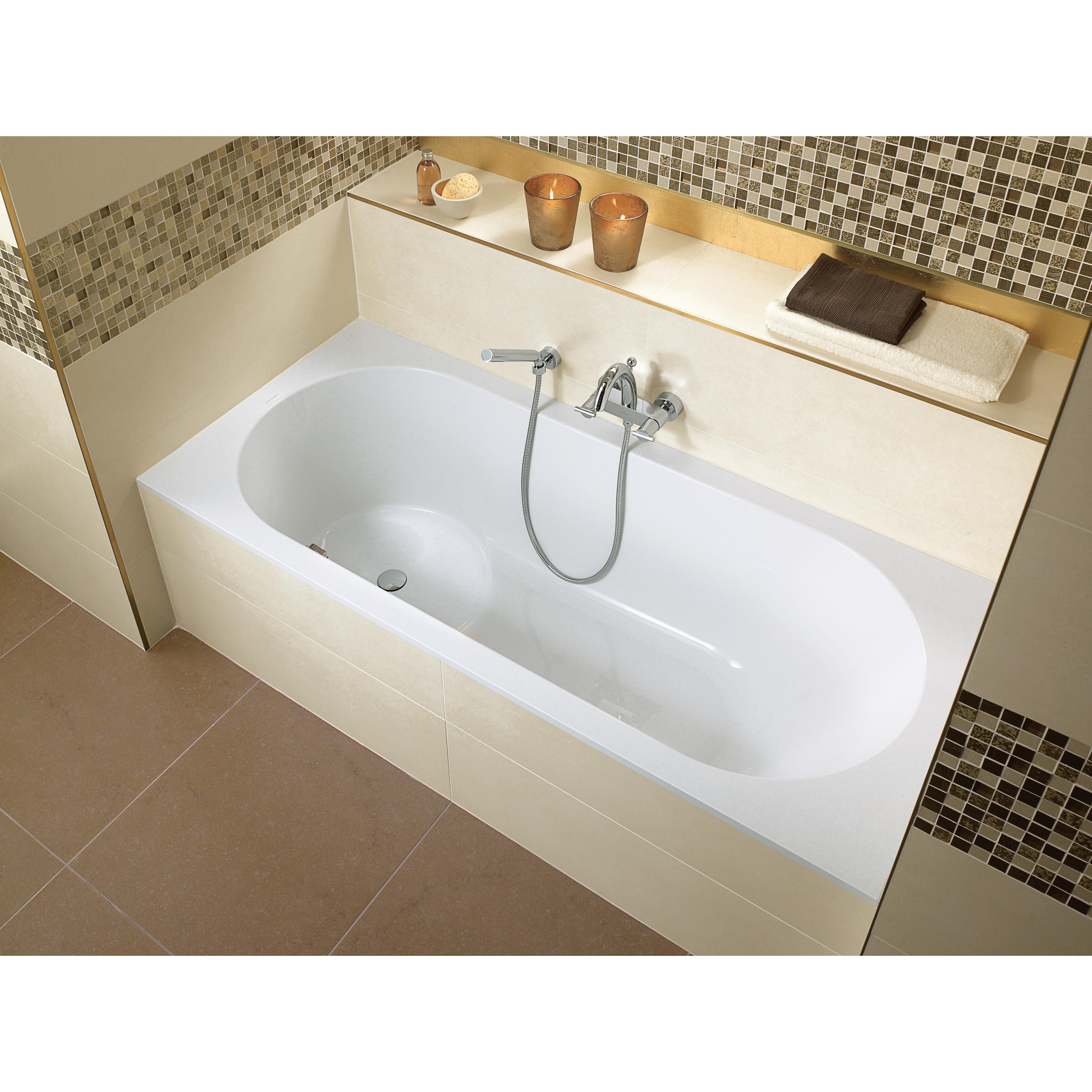 Inbyggnadsbadkar Villeroy & Boch Libra Rektangulärt