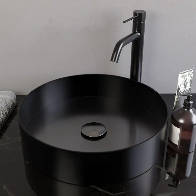 Tvättställsblandare Scandtap Steel Voyage High