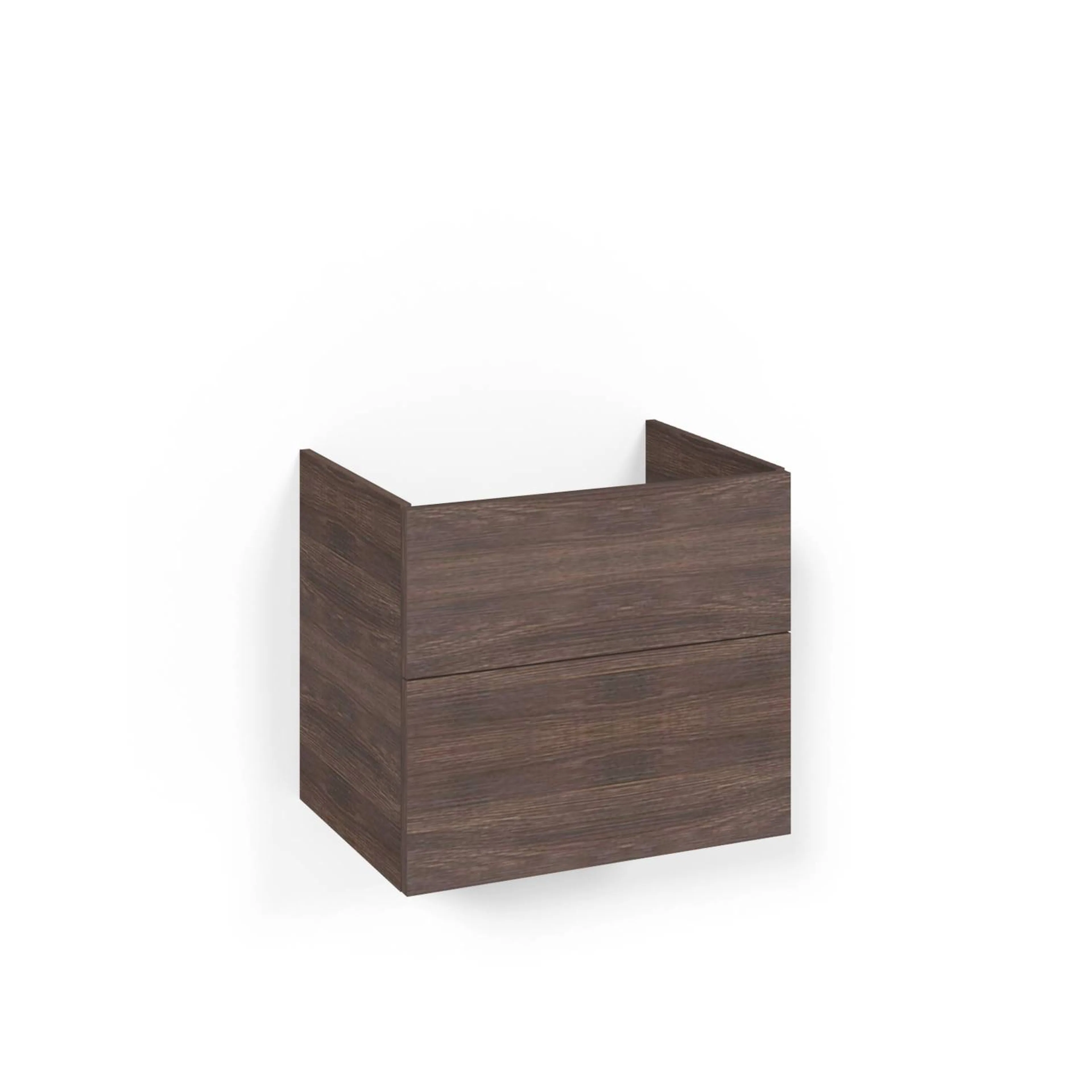 Crown Udel 60x45 Br.ask 2L Pla Bredd: 600, Brun Ek, Handtag: Nej