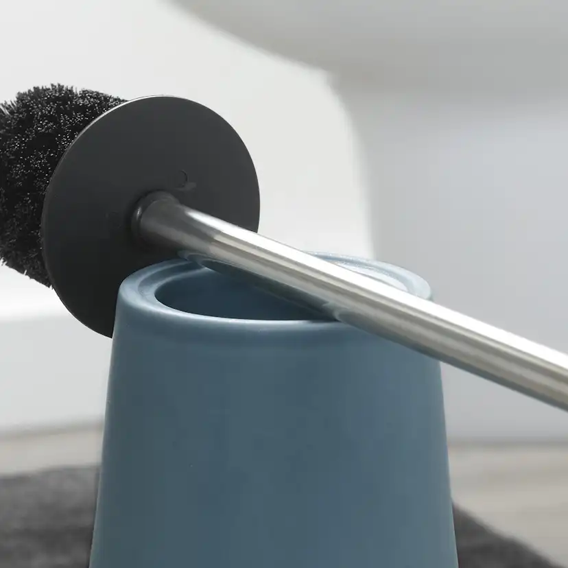 CONICAL Toalettborste blå - SEALSKIN Blå/Krom