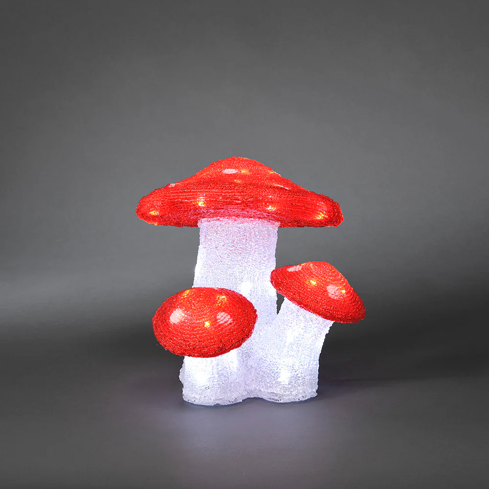 Dekorationsbelysning Gnosjö Konstsmide Flugsvampar 48 st LED