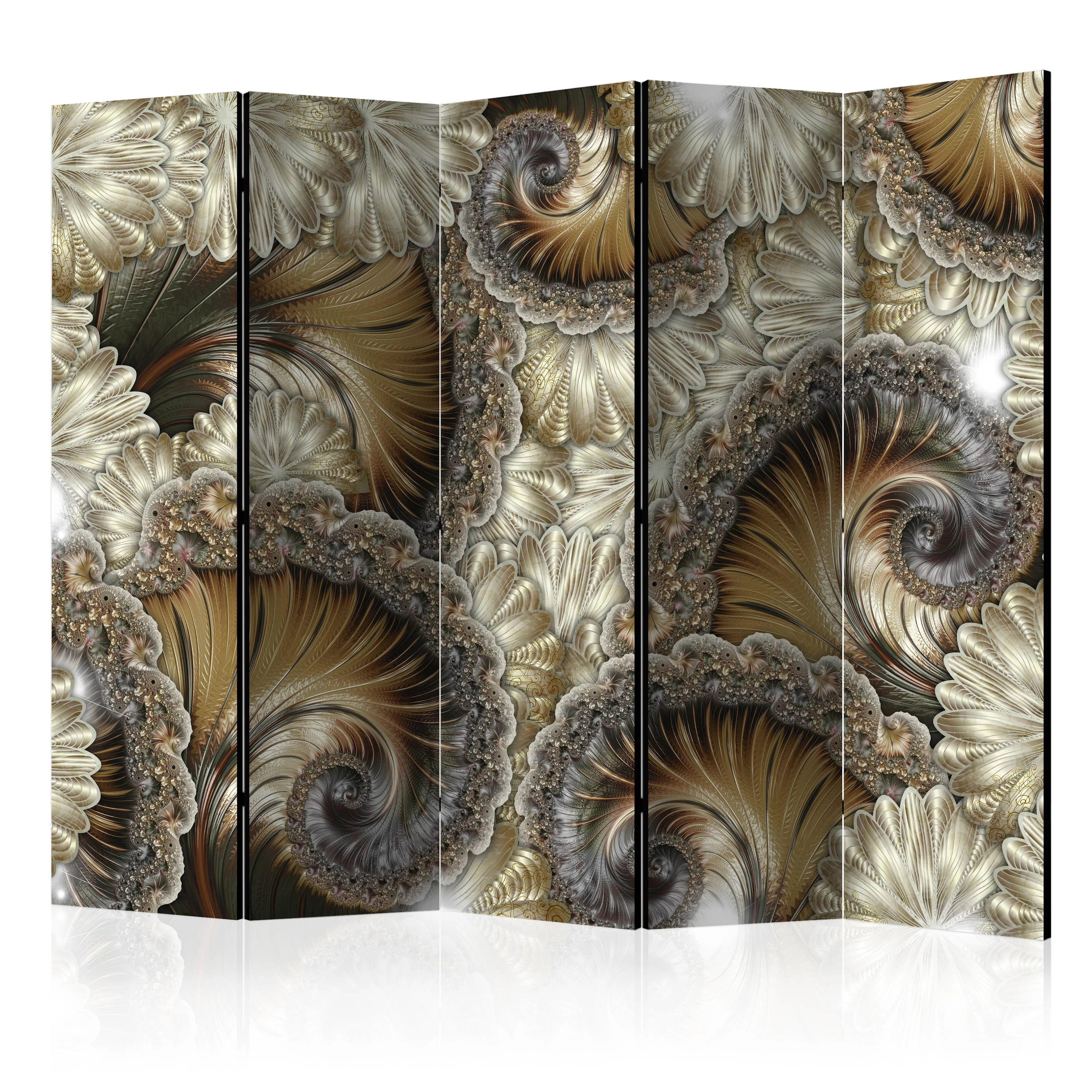 Rumsavdelare Arkiio Golden Hand-held Fans II 225x172 cm