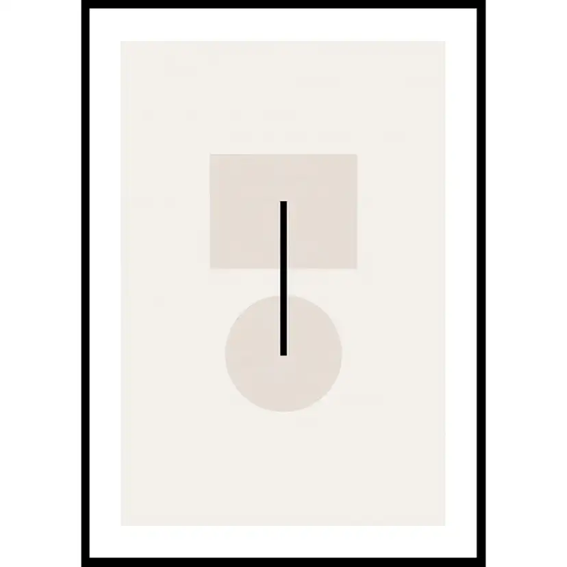 Poster Gallerix Abstract Simplicity No1
