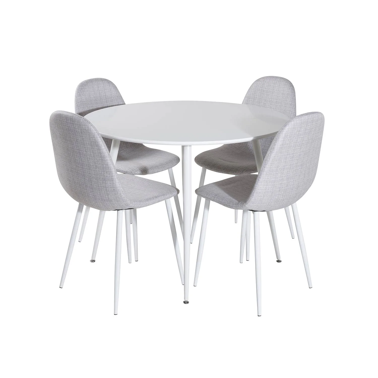 Matgrupp Venture Home Plake med 4 Pobbie Stolar Polyestertyg Runt