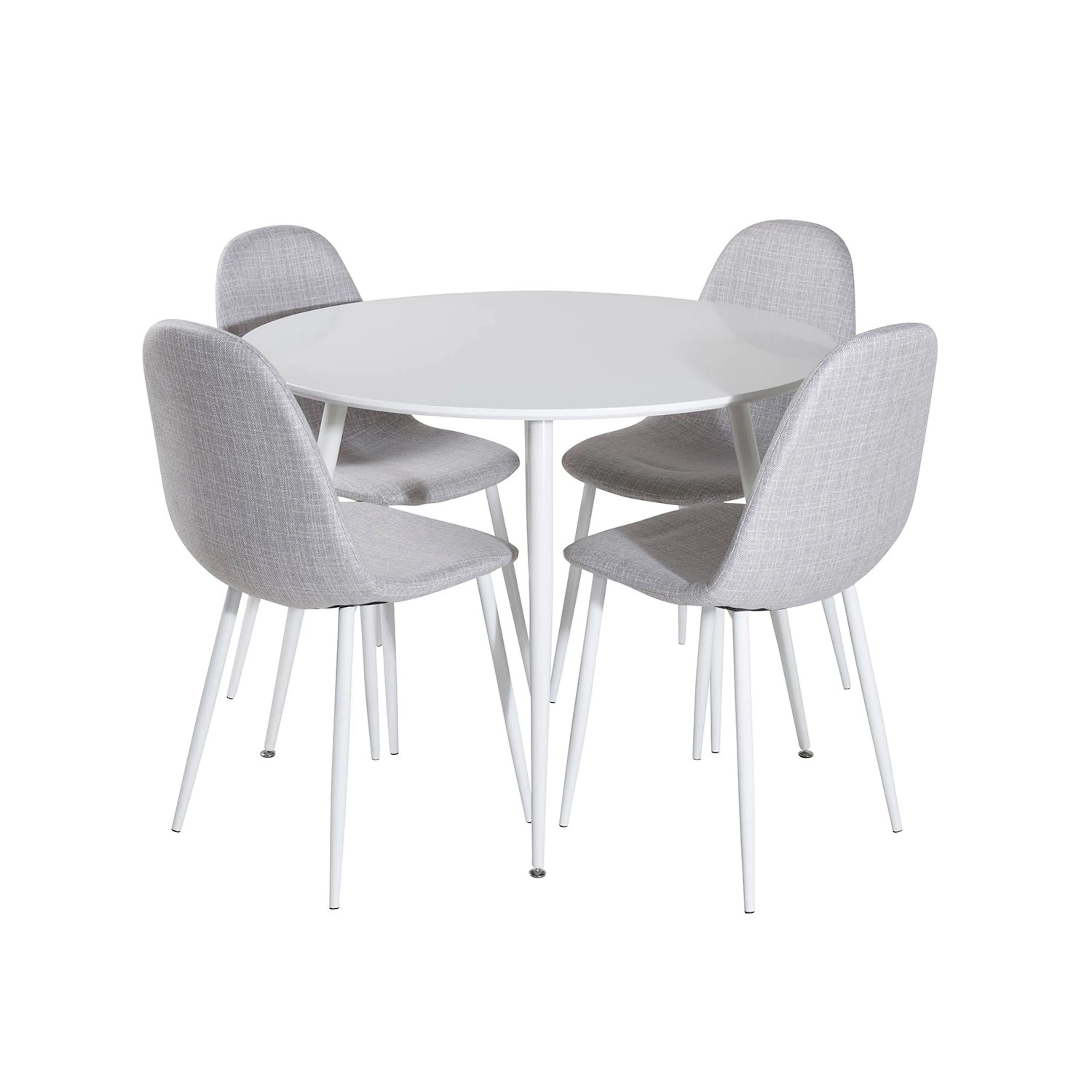 Matgrupp Venture Home Plake med 4 Pobbie Stolar Polyestertyg Runt