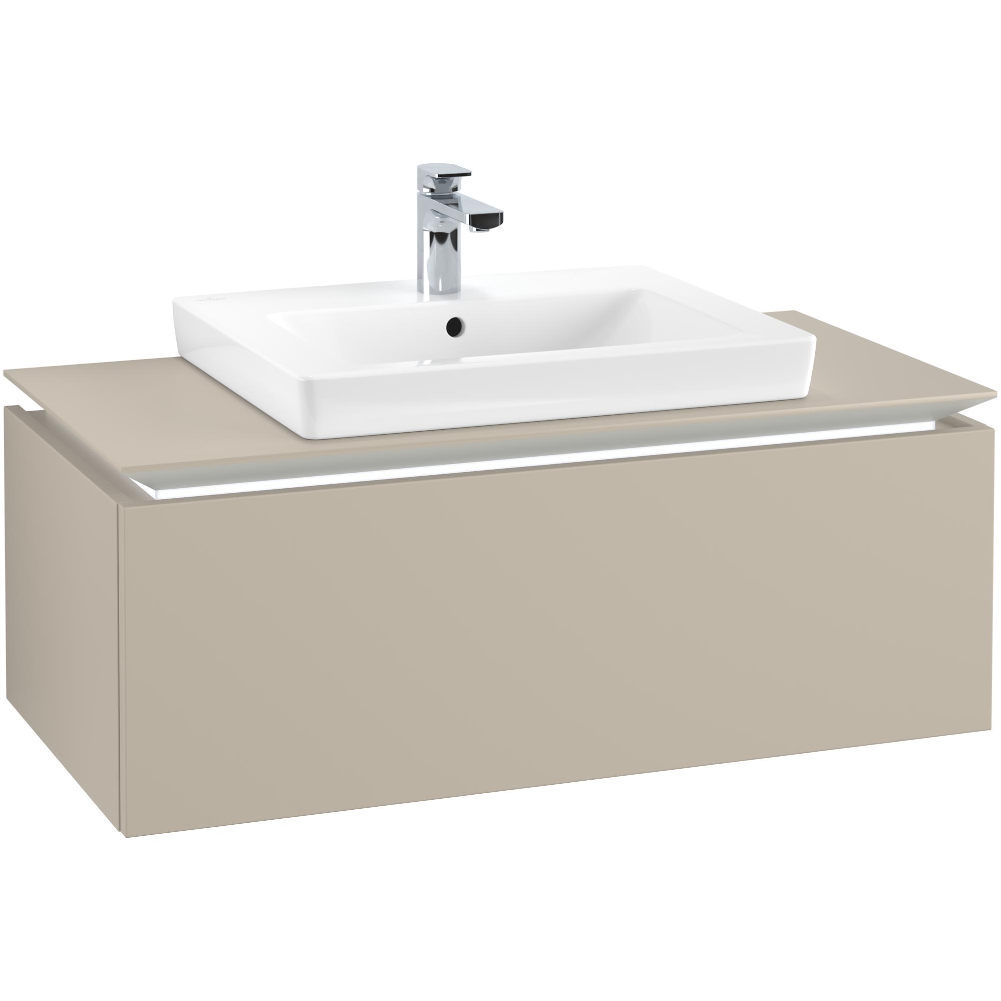 Tvättställsskåp Villeroy & Boch Legato Kompakt 1000 med 1 Låda för Tvättställ från Finion & Subway