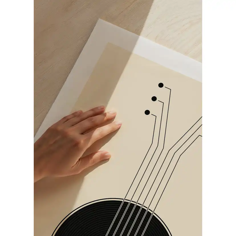 Poster Gallerix Vinyl Guitarr Music