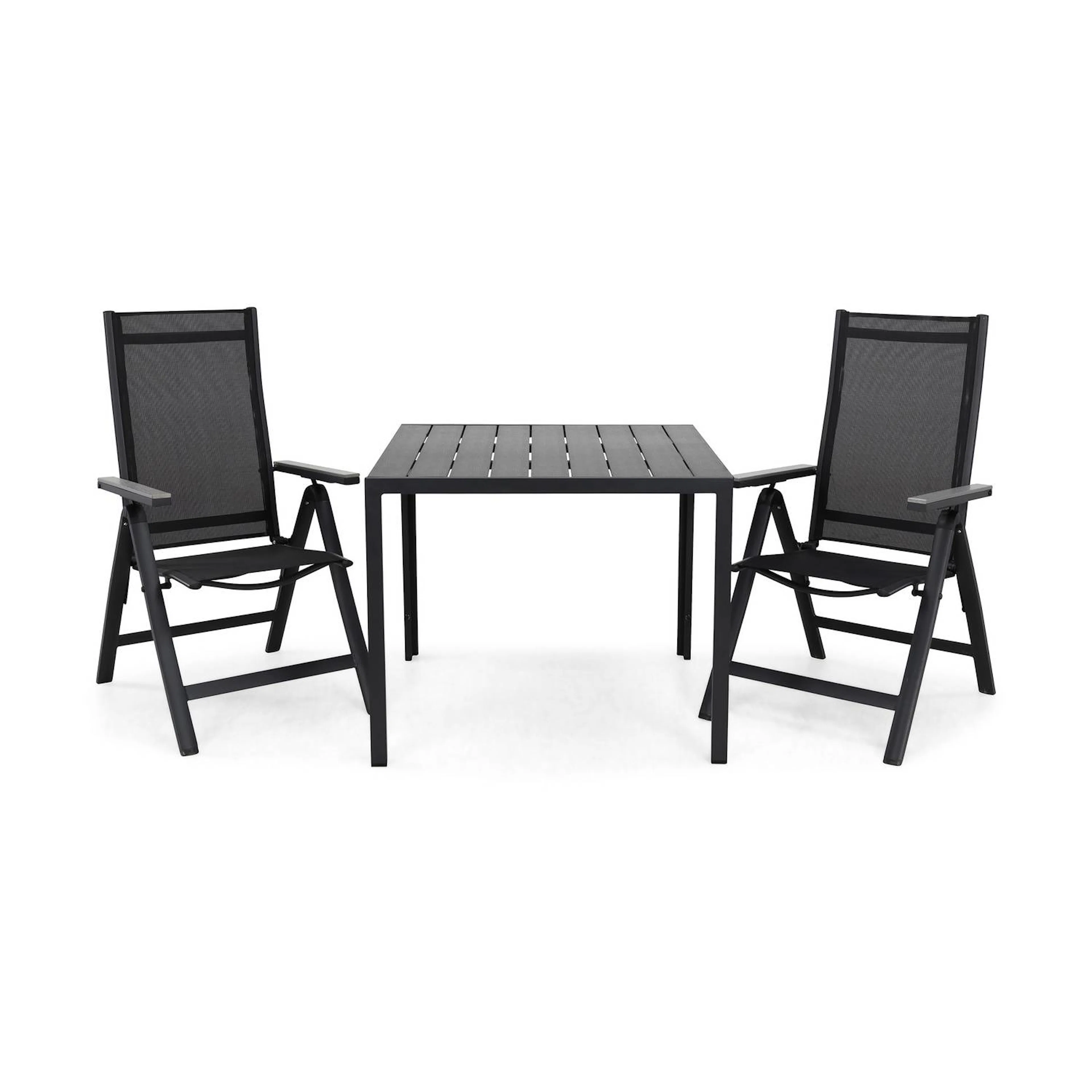 Matgrupp Comfort Garden Tunis Matgrupp Utomhus 90 med 2 Monaco Positionsstol