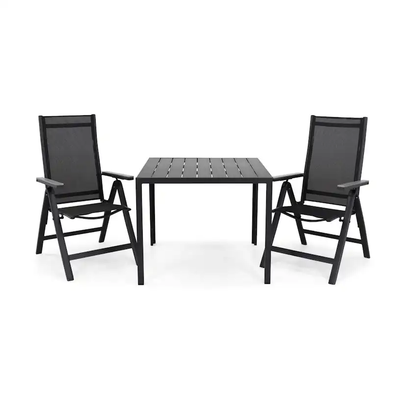 Matgrupp Comfort Garden Tunis Matgrupp Utomhus 90 med 2 Monaco Positionsstol