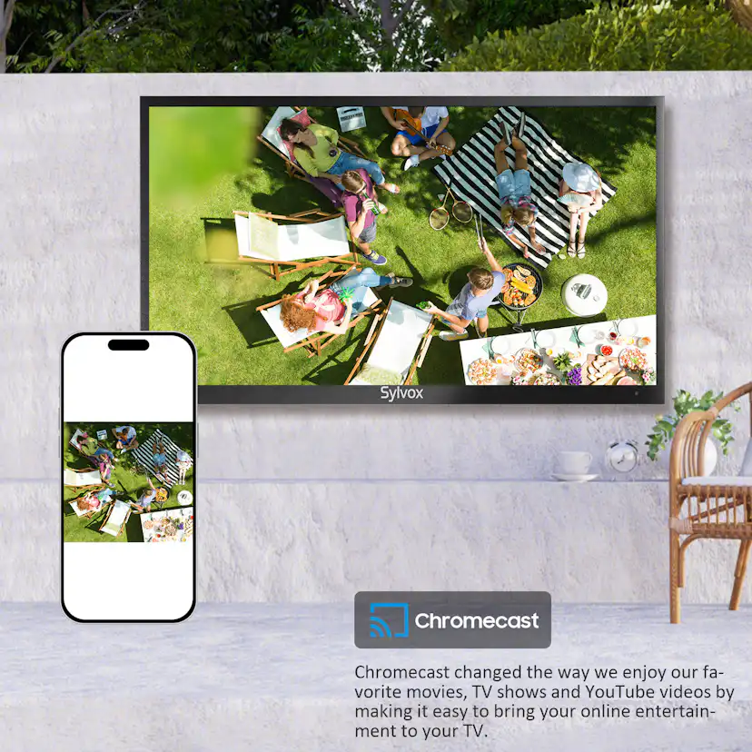 Utomhus TV Sylvox Pergola Pro QLED 65tum