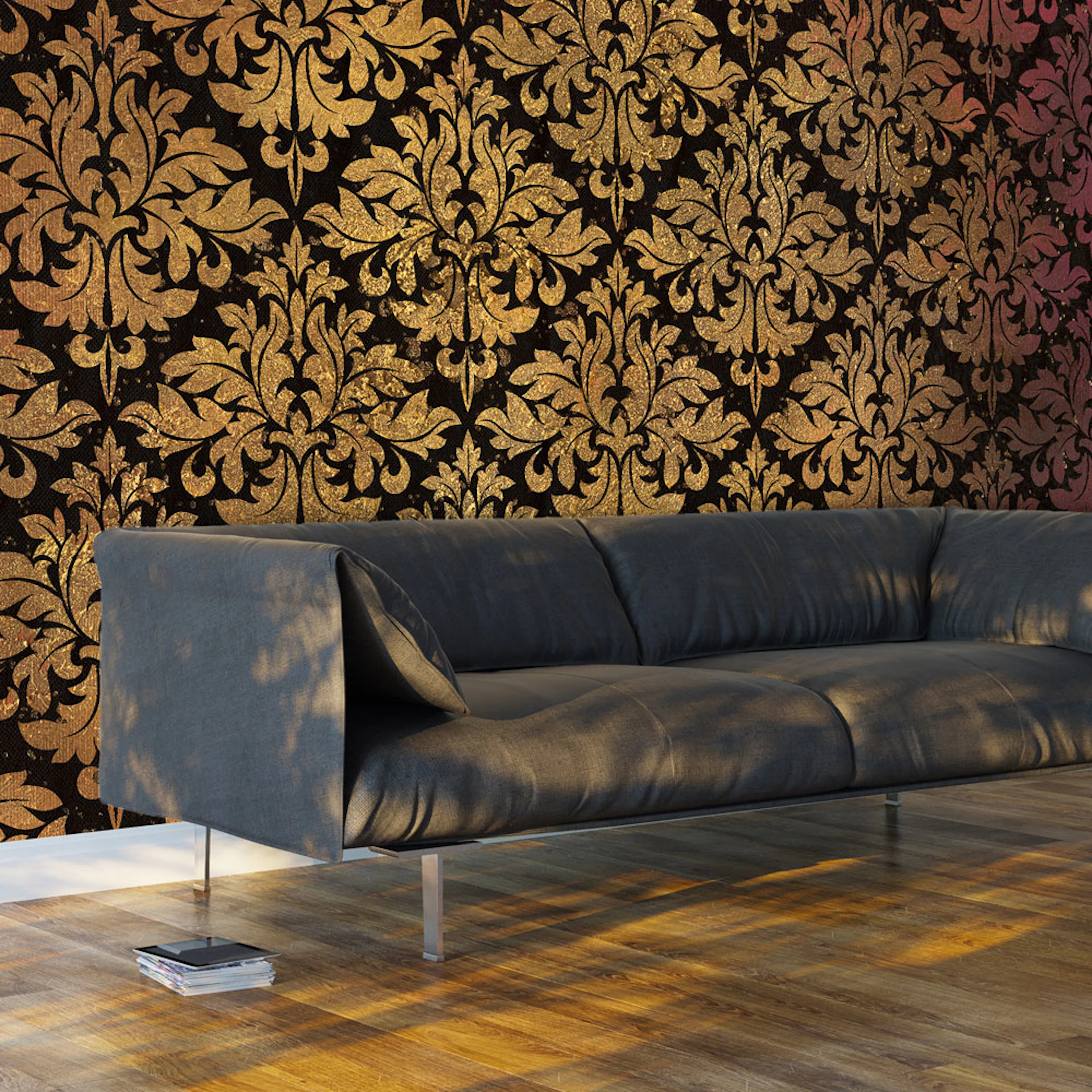 Fototapet XXL Arkiio Golden Baroque 500x280 cm