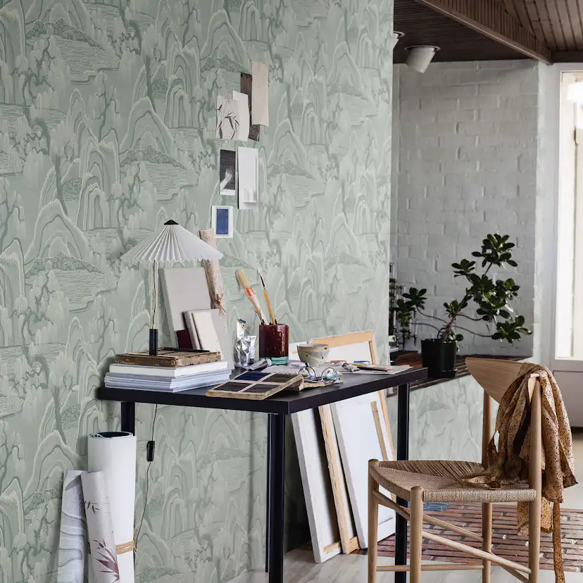 Tapet Boråstapeter Eastern Simplicity Indigo Garden 3131