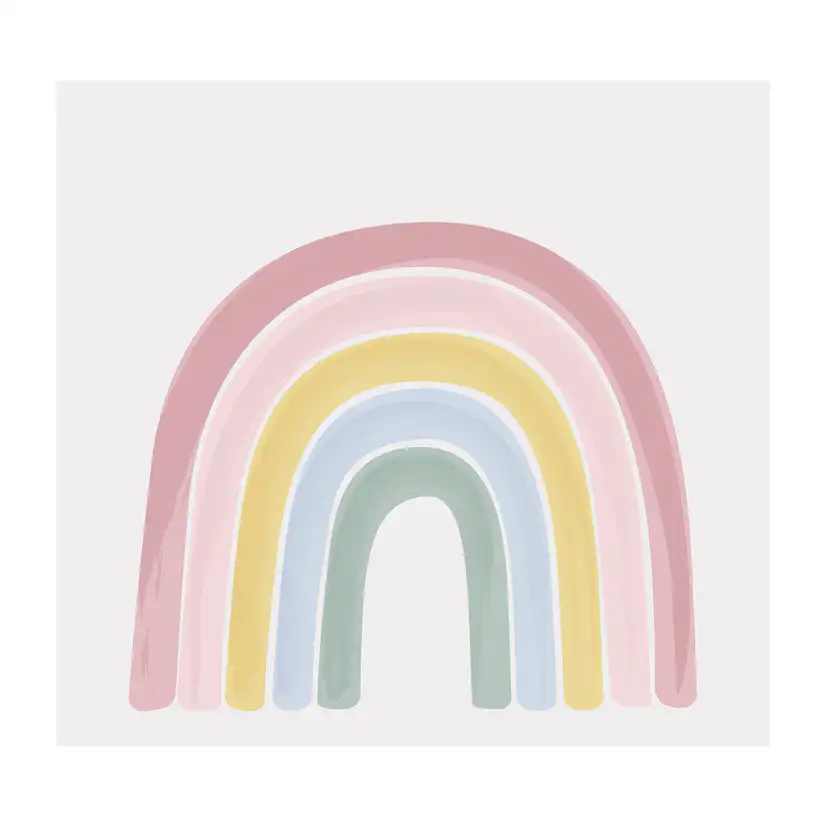 Tapet Little Dutch Rainbow Rosa