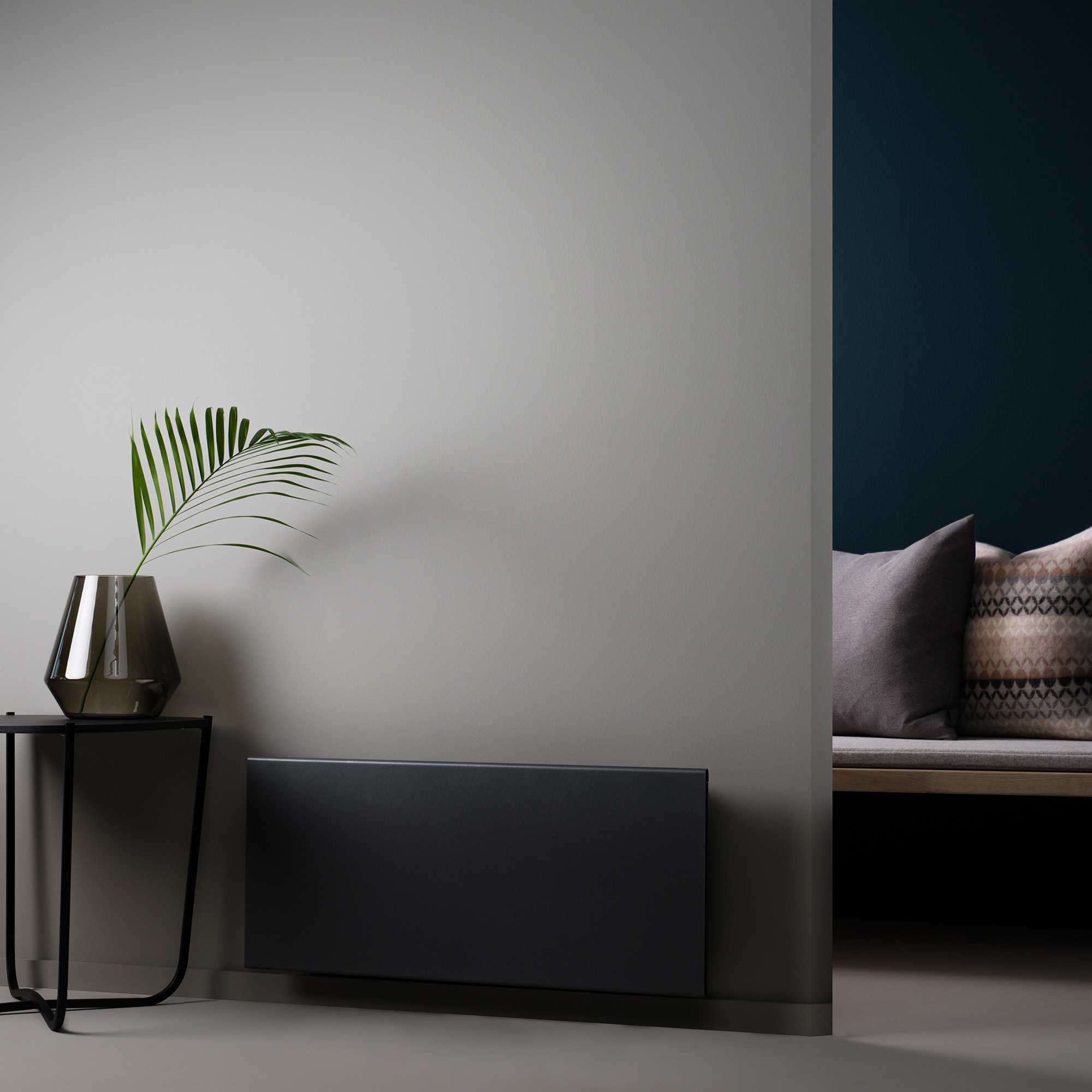 Elelement Adax Neo L KWT WiFi Svart Höjd 210mm Djup 87mm 230V Stickkontakt Effekt: 1000 W