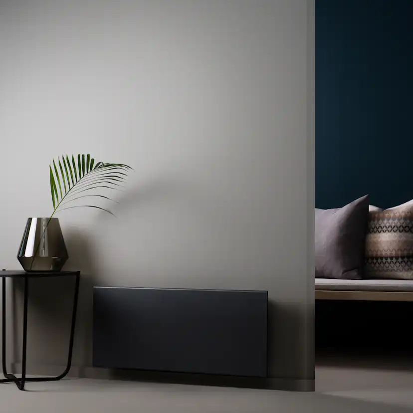 Elelement Adax Neo L KWT WiFi Svart Höjd 210mm Djup 87mm 230V Stickkontakt Effekt: 1000 W