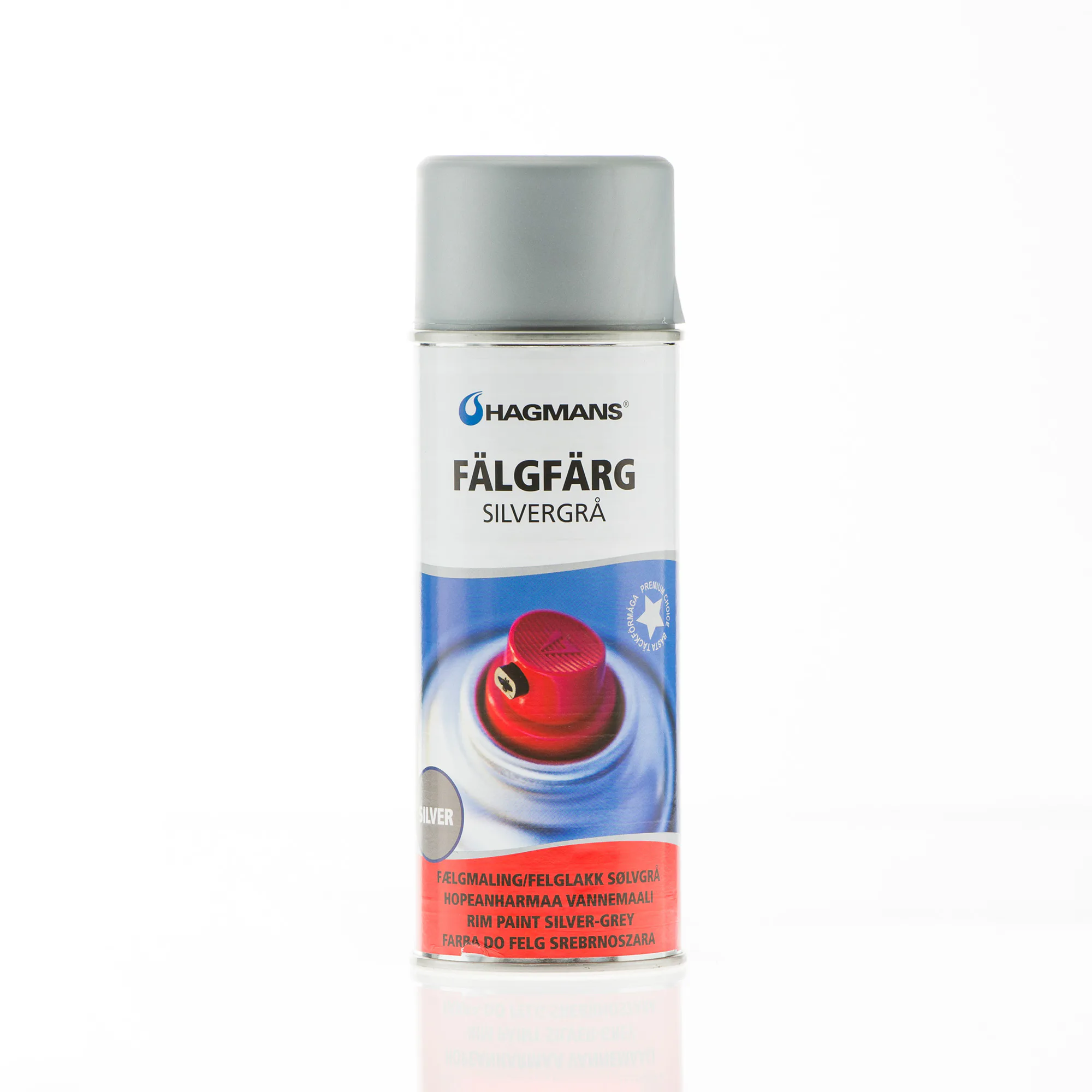Fälgfärg Hagmans Silvergrå 400 ml